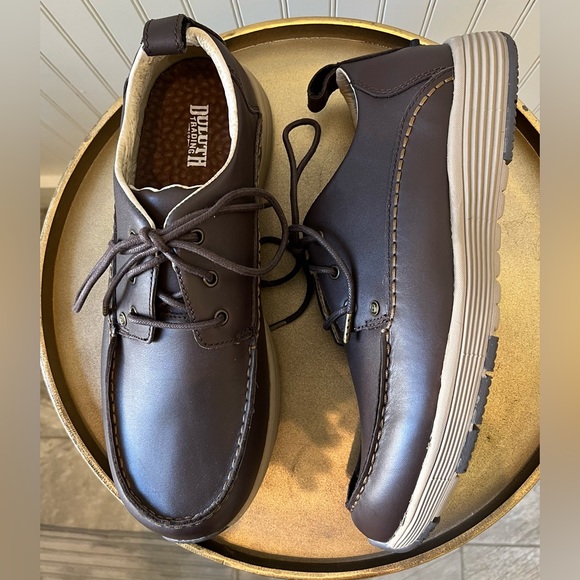 DULUTH TRADING MEN’S TOWER HILL LACE UP | SIZE: 10.5 | BROWN | LEATHER | NEW - Picture 5 of 11